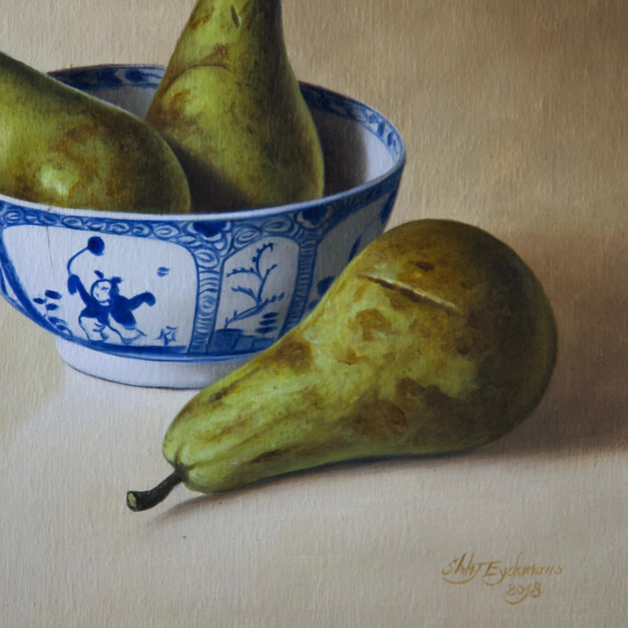 painting of a pear