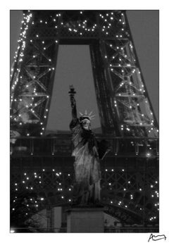 Paris je t'aime Francis Apesteguy Landscape Black and White Photography Liberty