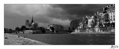Vintage Paris je t'aime Francis Apesteguy Landscape Black and White Photography Liberty