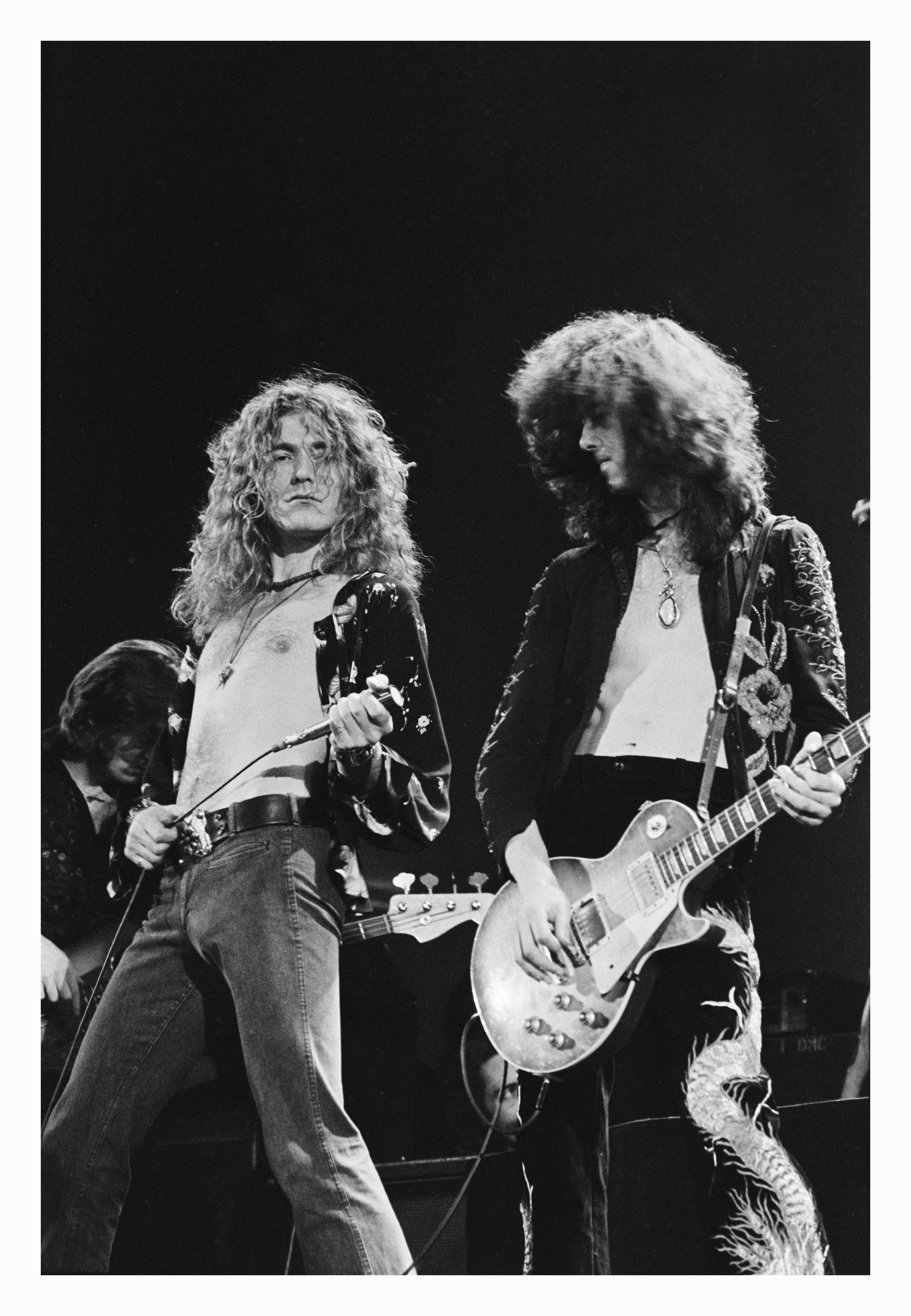 Ed Finnell Black and White Photograph - Led Zeppelin 