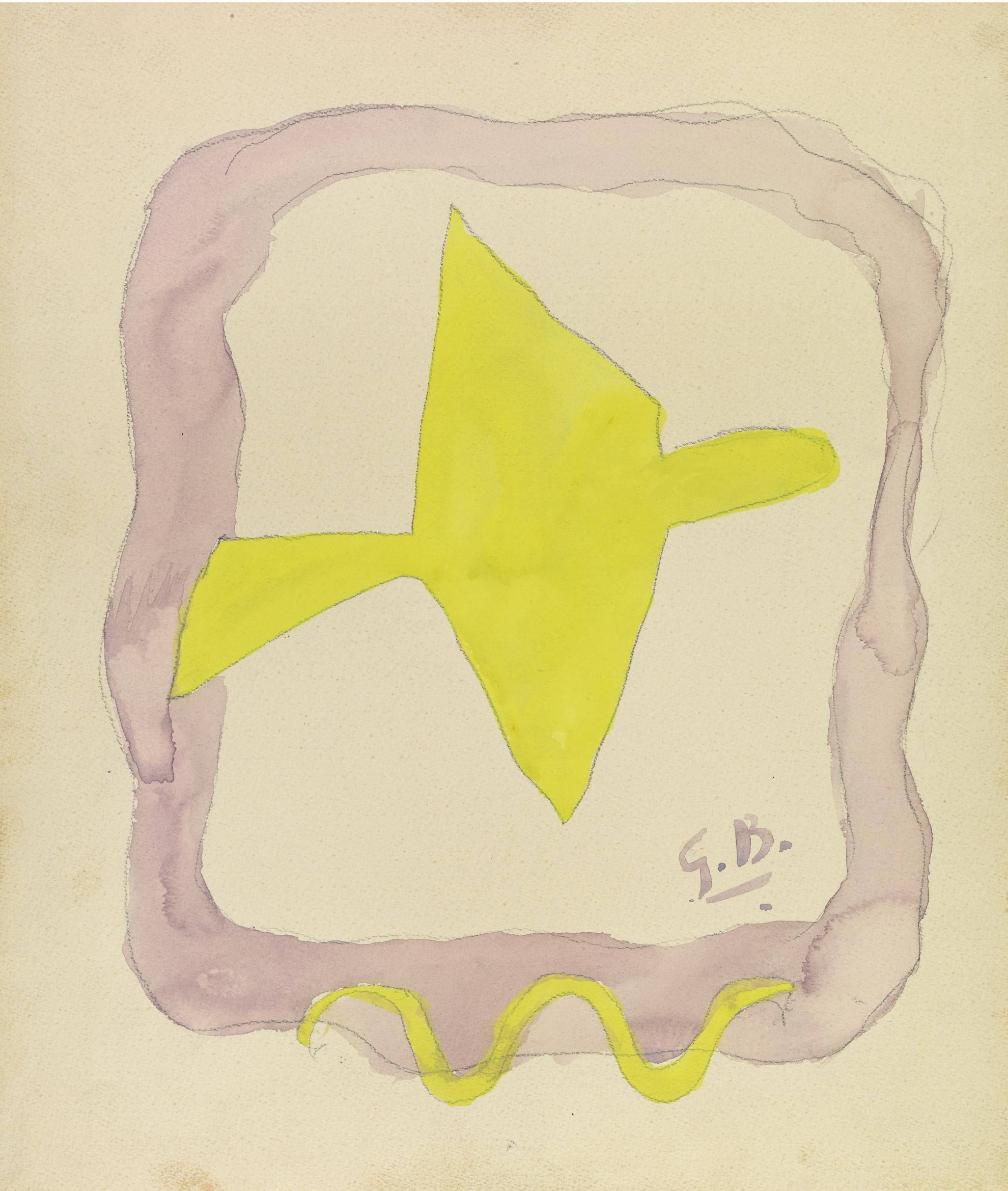 Georges Braque Animal Art - Der gelbe Vogel