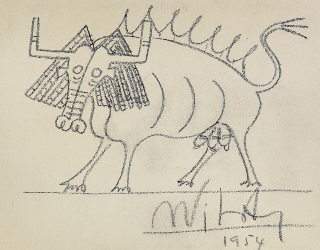 Wilfredo Lam Animal Art - Toro