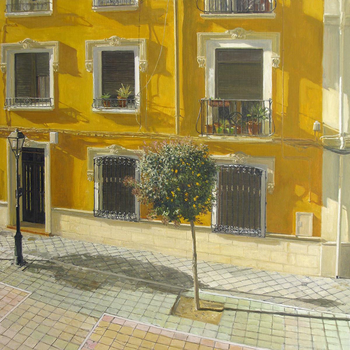 Félix de la Concha is a Spanish artist with an international projection. His compositions of architectural landscapes, painted entirely in the outdoors, emphasize the everyday and the ephemeral of time. Félix portrays the light, capturing even the