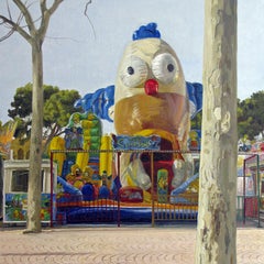 Atracciones -  Oil Painting, Realism, Contemporary, Art, Félix de la Concha