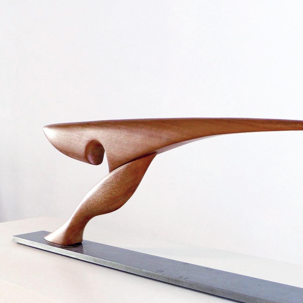 Pieza 714 - Abstract Sculpture, Wood, Contemporary, Minimal, Art, Antoni Yranzo For Sale 2