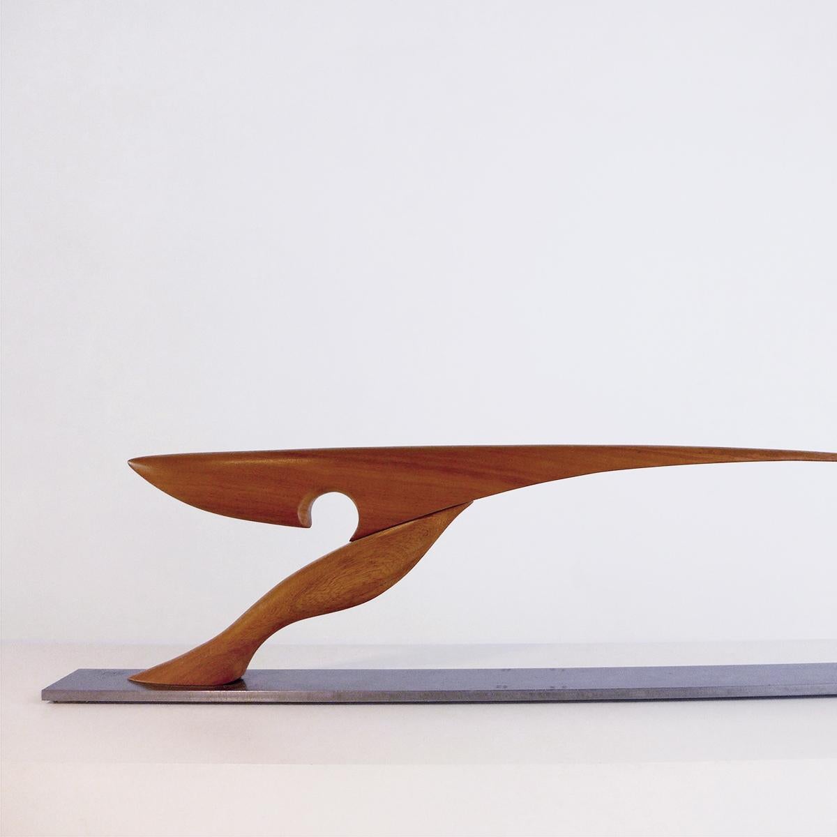 Pieza 714 - Abstract Sculpture, Wood, Contemporary, Minimal, Art, Antoni Yranzo For Sale 1