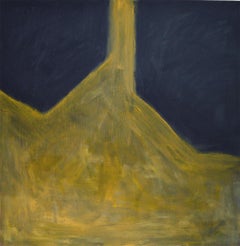 Serafín Llopir - Untitled (Black, Mustard) - Abstract Painting, Contemporary, Art, Serafín Llopir Untitled (Black, Mustard) - Abstract Painting, Contemporary, Art, Serafín Llopir