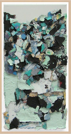 Landscape 2 - Abstract, Mixed Media, Painting, Art, Blue, Texture, Gerard Torres