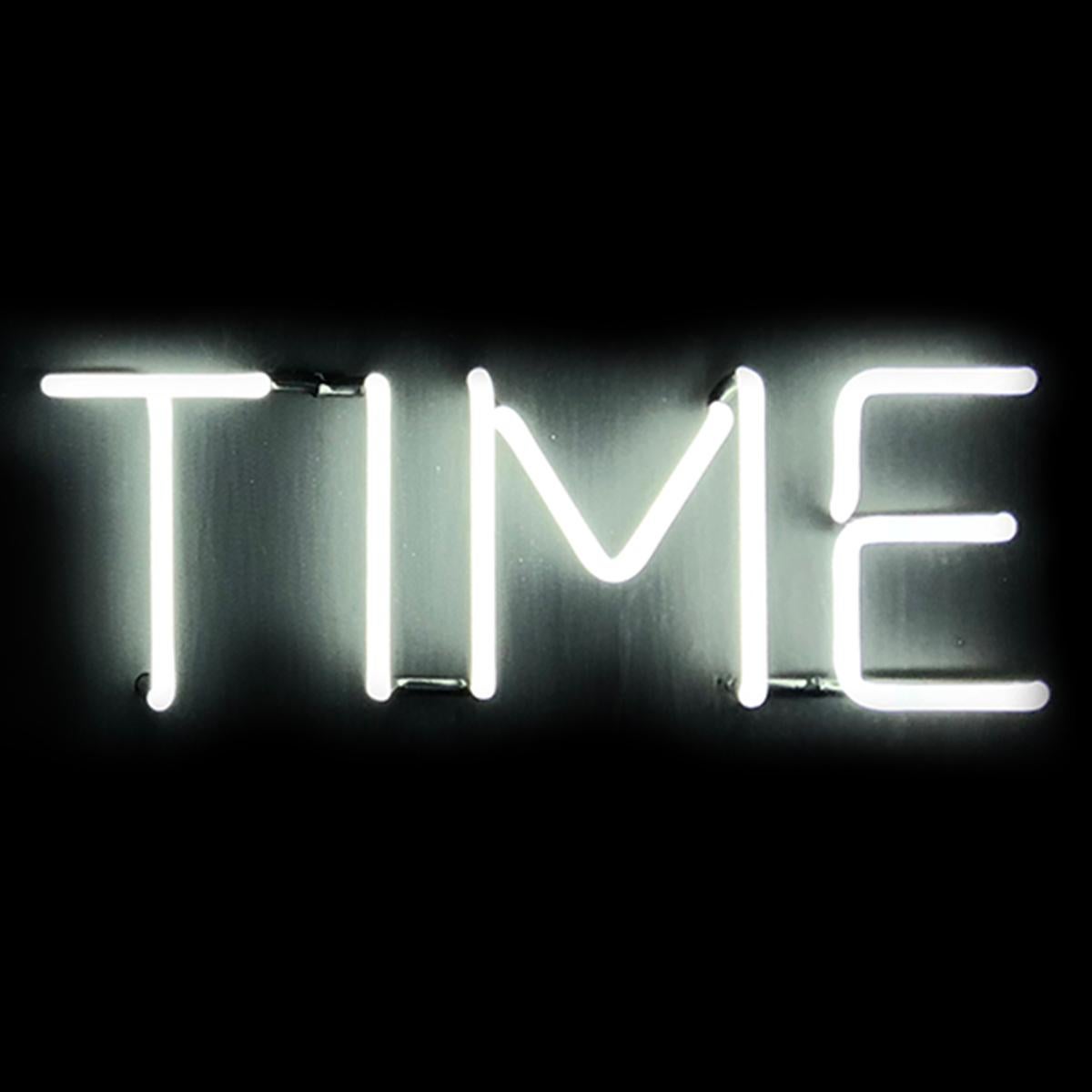 Our Time - Neon Wall Sculpture, Text, Contemporary, Art, Kim Anna Smith 1