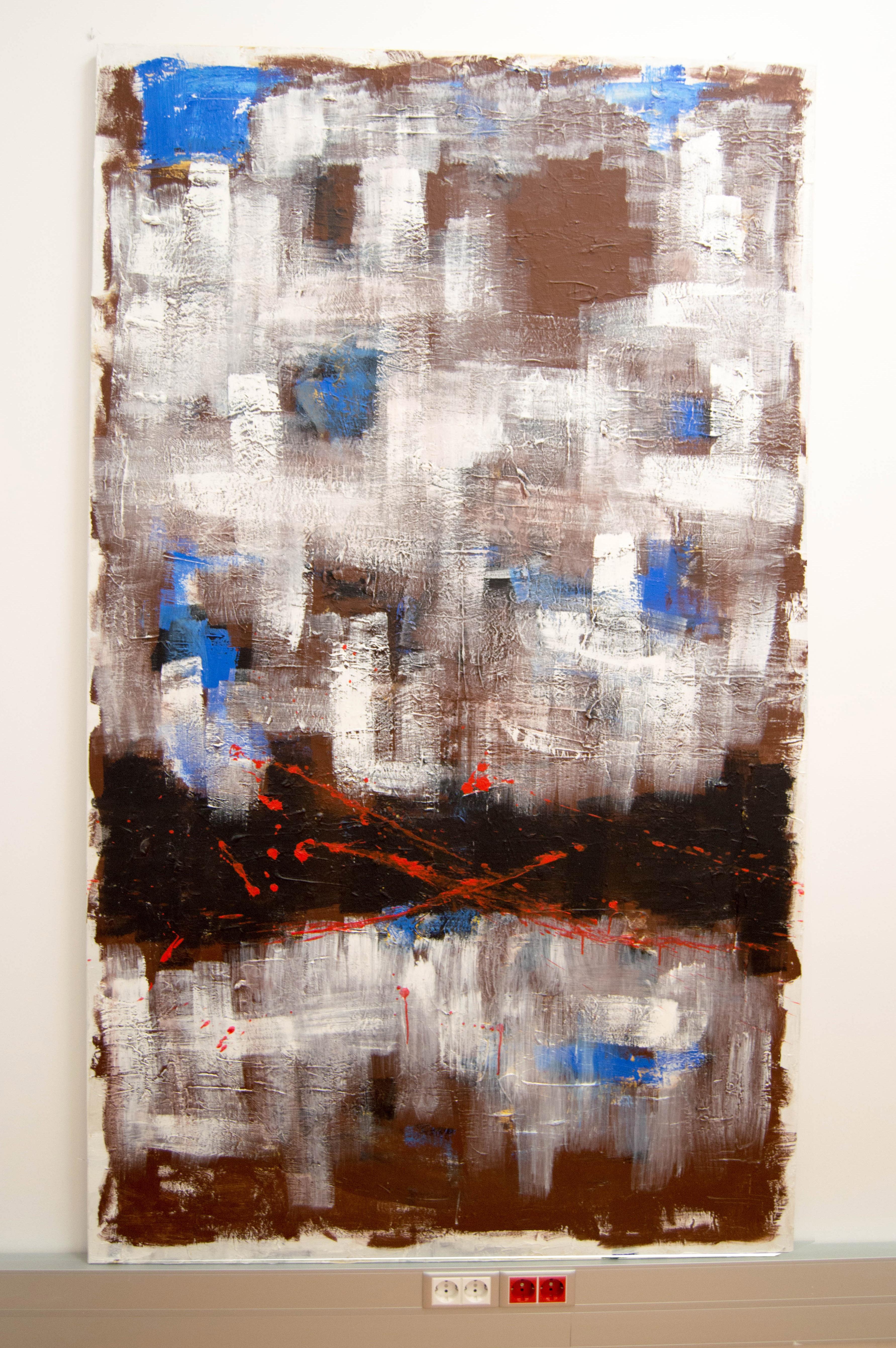 Untitled (Blue 2) - Abstract Painting, Contemporary, Art, Serafín Llopir For Sale 2