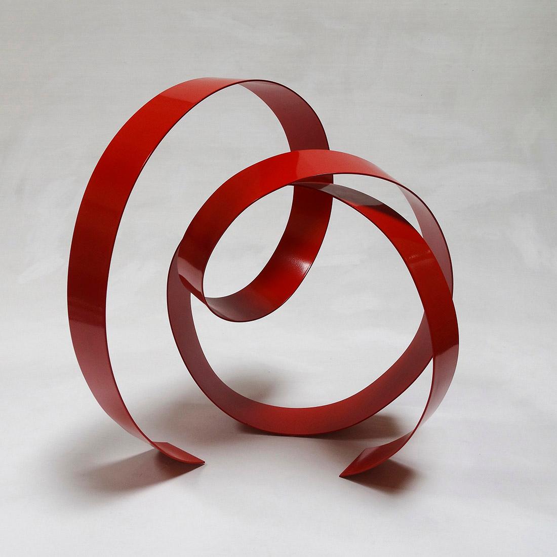 Corbant Red 11 - Abstract, Outdoor Sculpture, Contemporary, Art, Rafael Amorós 1