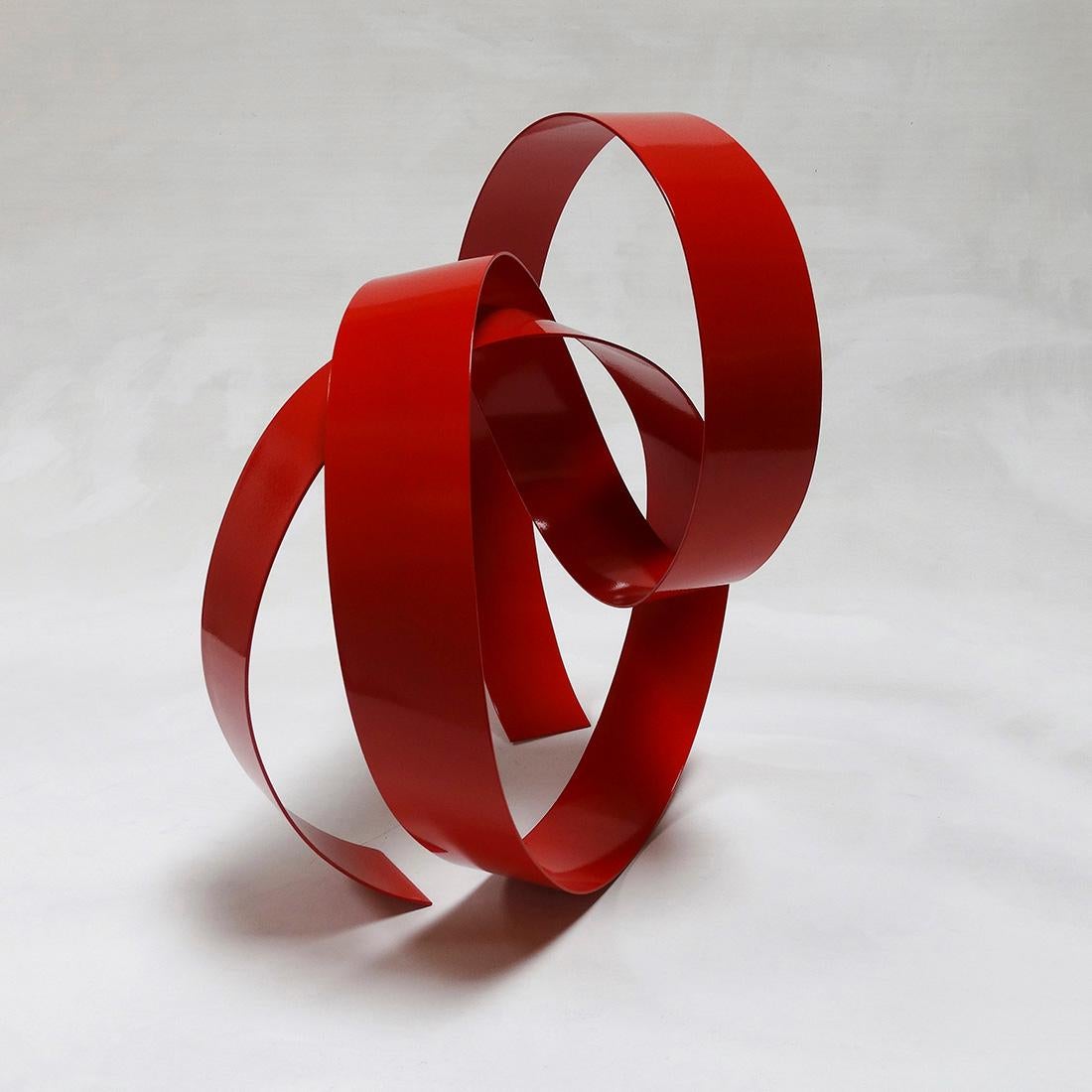 Corbant Red 11 - Abstract, Outdoor Sculpture, Contemporary, Art, Rafael Amorós 3
