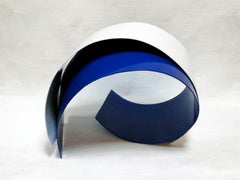 Corbant Blue 03 - Metal, Abstract Sculpture, Blue, Contemporary, Rafael Amorós