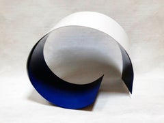 Corbant Blue 03 - Metal, Abstract Sculpture, Blue, Contemporary, Rafael Amorós