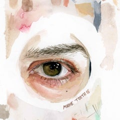 Ooo - Watercolor painting, Hyperrealism, Art, Detail, Contemporary, Marie Tooth