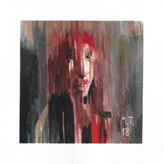 Epilogue - Watercolor Painting, Expressionist, Contemporary, Art, Marie Tooth