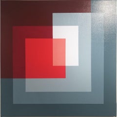 Seashell V - Abstract Geometric Painting, Contemporary, Art, Salvador Santos