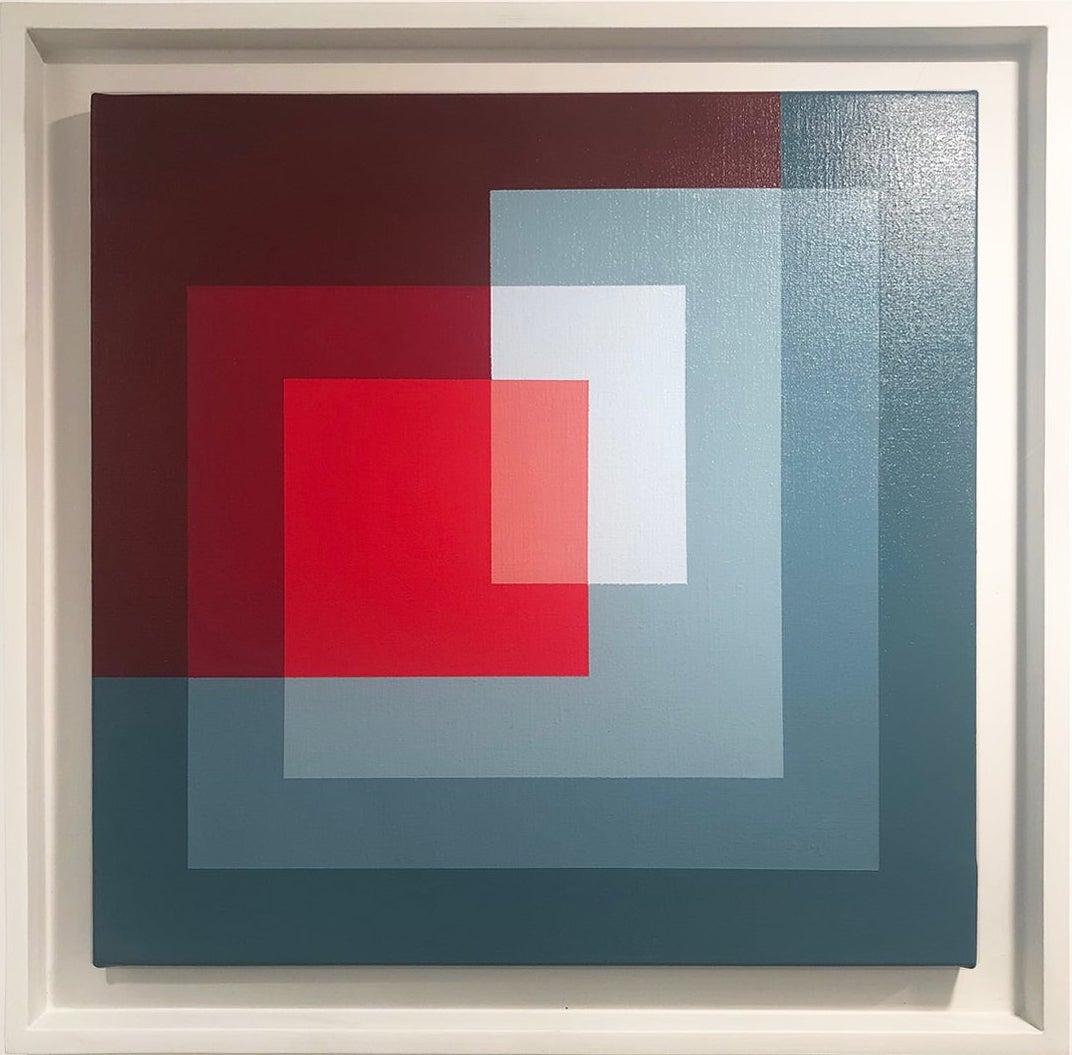 Driven by his passion for The Bauhaus artistic movement, the Spanish economist Salvador Santos starts his career in the artistic world thought the investigation of color and geometric shapes. His style, vibrant and refined, filled with shapes and