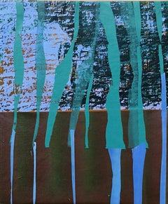 Inside a Forest 3 - Abstract Painting, Acrylic on canvas, Juanito Conte, 2018