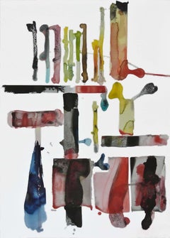 Unexpected thoughts I - Abstract Painting, Watercolor, Art, Mercé Girona