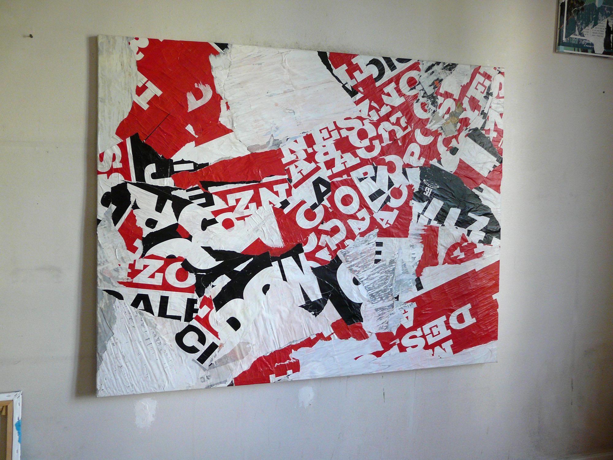 SLPXII - Collage, Paper, Mixed Media, Contemporary, Art, Christian Gastaldi For Sale 3