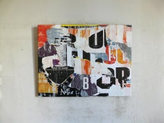 Paris40 - Collage, Paper, Mixed Media, Contemporary, Art, Christian Gastaldi