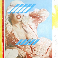 Ice Blond - Collage, Mixed Media, Pin Up, Vintage, Contemporary, Kareem Rizk