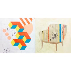 Mid Mod - Collage, Mixed Media, Design, Vintage, Contemporary, Art, Kareem Rizk