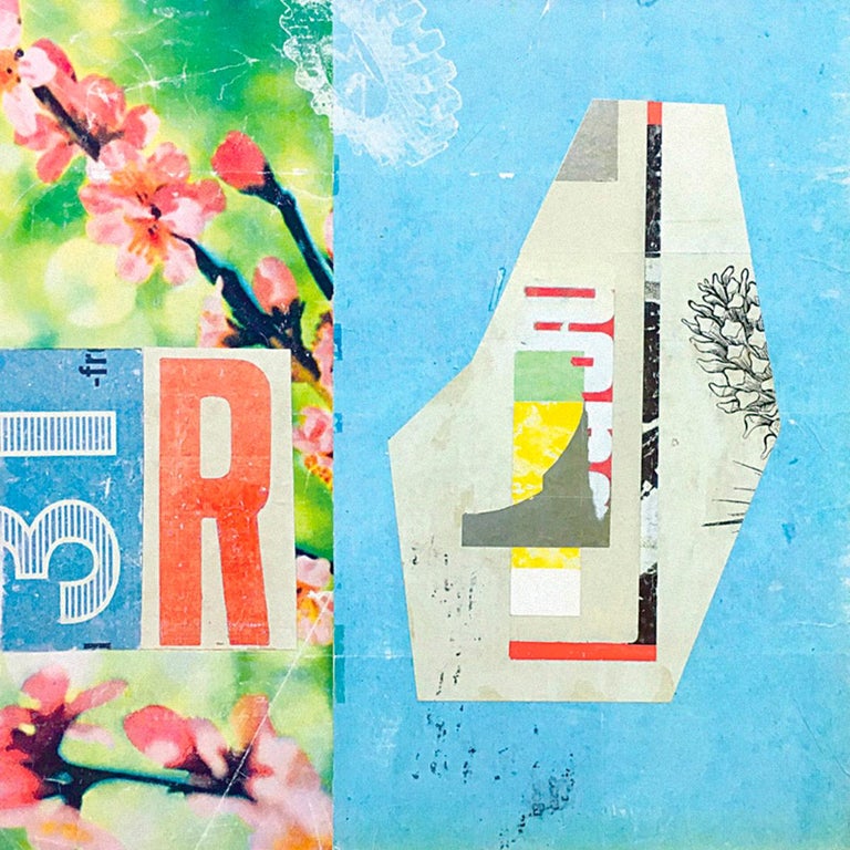 Blossom - Collage, Mixed Media, Flowers, Vintage, Contemporary, Art, Kareem Rizk - Mixed Media Art by Kareem Rizk