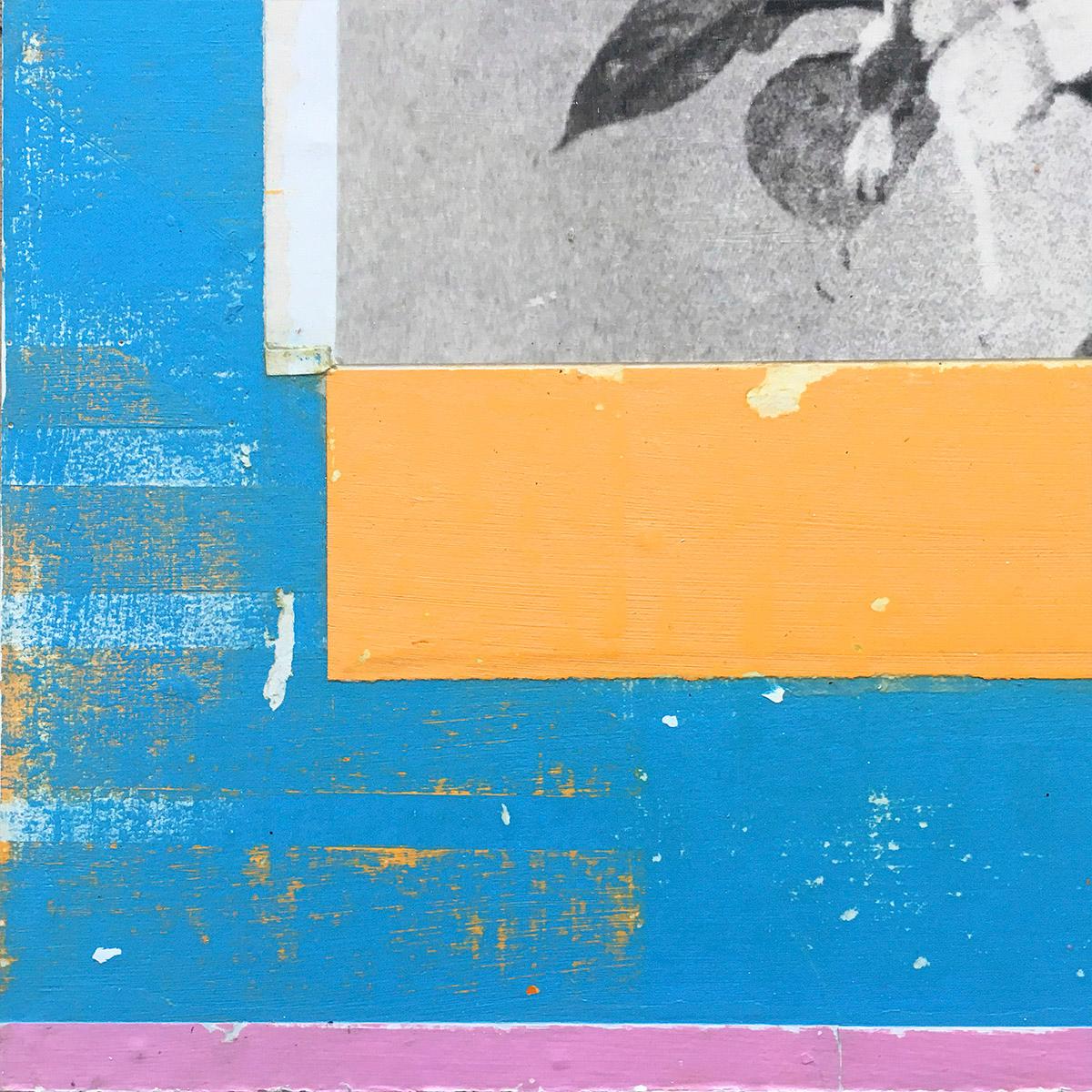 Impatiens -  Collage, Mixed Media, Flowers, Contemporary, Art, Kareem Rizk For Sale 3