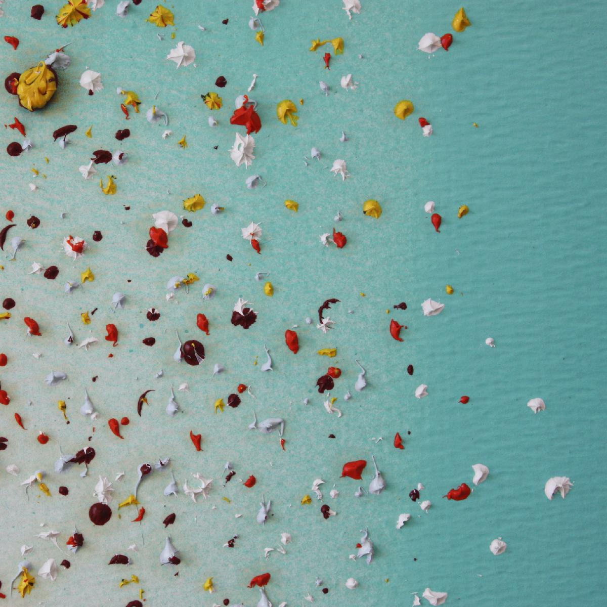 Here Comes The Feeling - Abstract Painting, Oil on Paper, Art, Jordi Aguilar For Sale 1