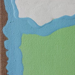 Here Comes The Flood - Abstract Painting, Oil on Canvas, Art, Jordi Aguilar