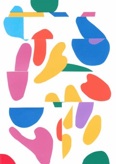 Deja Mar - Tropical Poem 3 - Collage, Colorful, Mixed Media, Contemporary, Art, Deja Mar Tropical Poem 3 - Collage, Colorful, Mixed Media, Contemporary, Art, Deja Mar