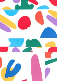 Deja Mar - Tropical Poem 7 - Collage, Colorful, Mixed Media, Contemporary, Art, Deja Mar Tropical Poem 7 - Collage, Colorful, Mixed Media, Contemporary, Art, Deja Mar