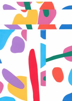 dejamar Tropical Poem 6 - Collage, Colorful, Mixed Media, Contemporary, Art, Deja Mar