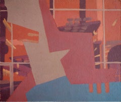 Turismo 17 - Surrealist Painting, Abstract, Contemporary, Art, Ricardo Gonzalez