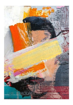 Readymade Painting 6 - Pop Art, Contemporary, Colorful, Orange, Peter Vahlefeld
