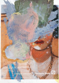 Readymade Painting 7 - Pop Art, Contemporary, Colorful, Orange, Peter Vahlefeld