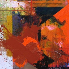 Readymade Painting 13 - Pop Art, Contemporary, Colorful, Orange, Peter Vahlefeld