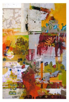 Readymade Painting 14 - Pop Art, Contemporary, Colorful, Orange, Peter Vahlefeld