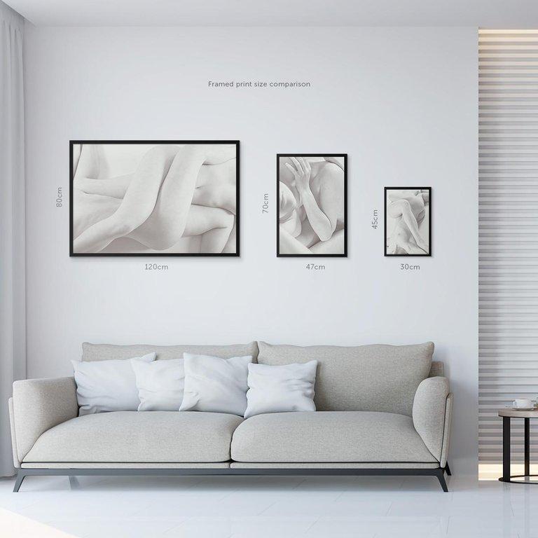 Interwined 09 - Fine Art Photography, Black & White, Portrait, Nude, Marius Budu For Sale 4