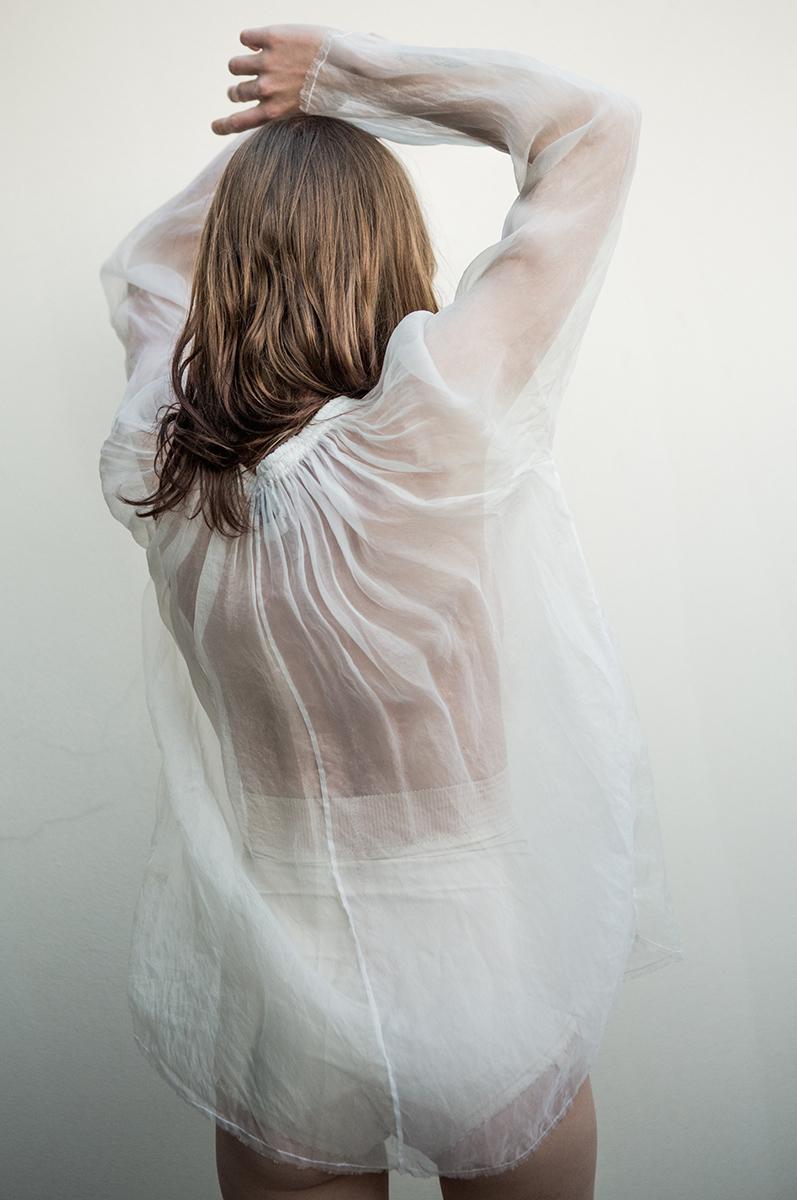 Sofia Fernandez Stenström Color Photograph - Untitled 20 - Fine Art Photography, Portrait, White, Dance, Sofia Fernandez