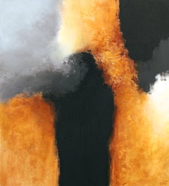 Gold 
Black 13 - Abstract Painting, Contemporary, Art, Daniel Kozeletckiy