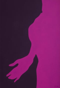 Mysterious semidarkness - Pop Painting, Acrylic on Canvas, Contemporary