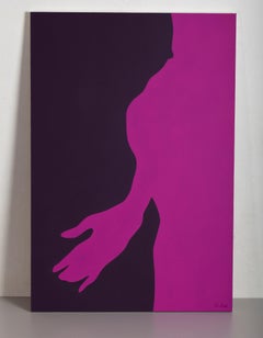 Mysterious semidarkness - Pop Painting, Acrylic on Canvas, Contemporary