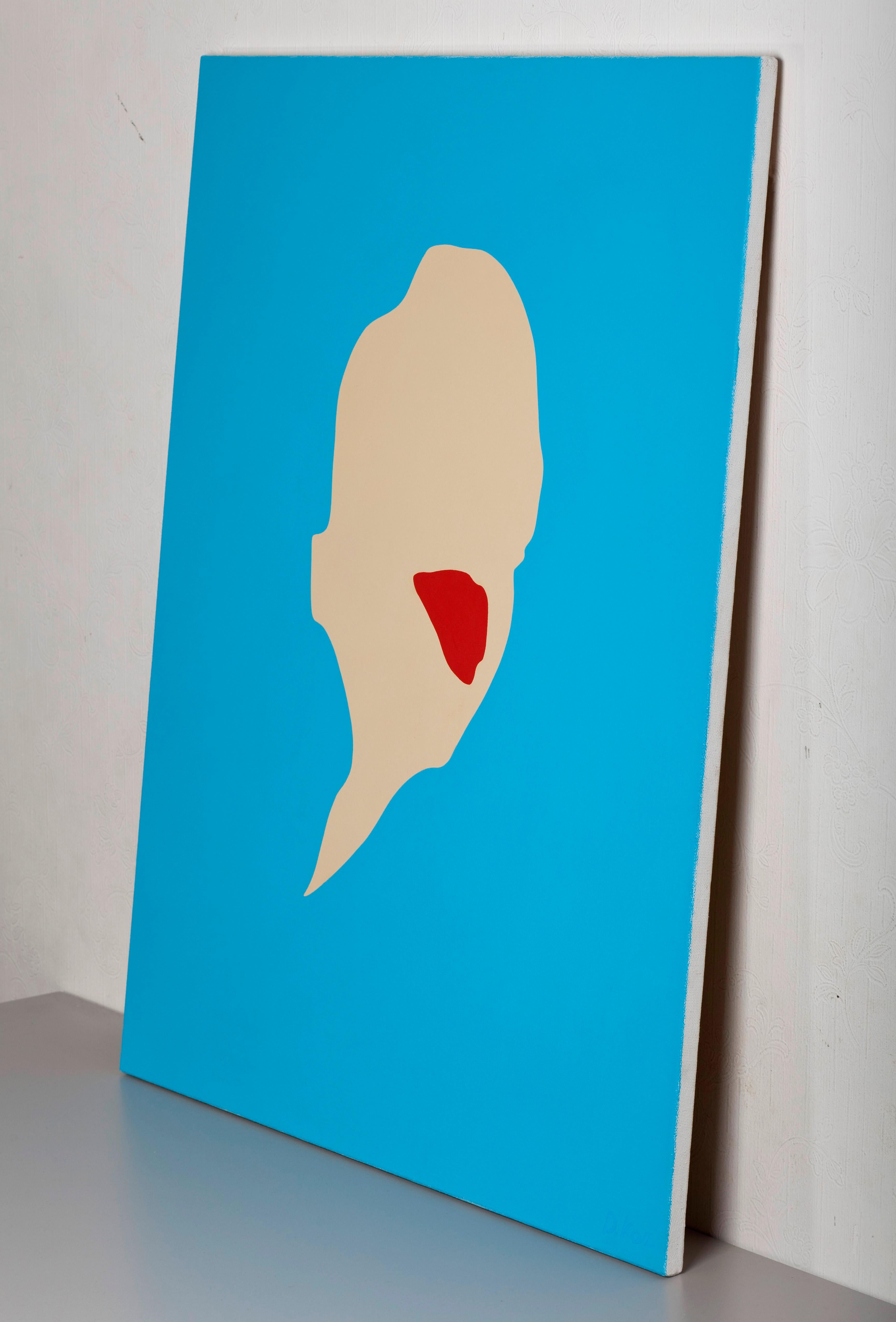The red lips - Pop Painting, Acrylic on Canvas, Contemporary, Daniel Kozeletckiy im Angebot 3