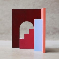 Imerovigli - Abstract, Sculpture, Pink, Contemporary Art, Marina Esmeraldo