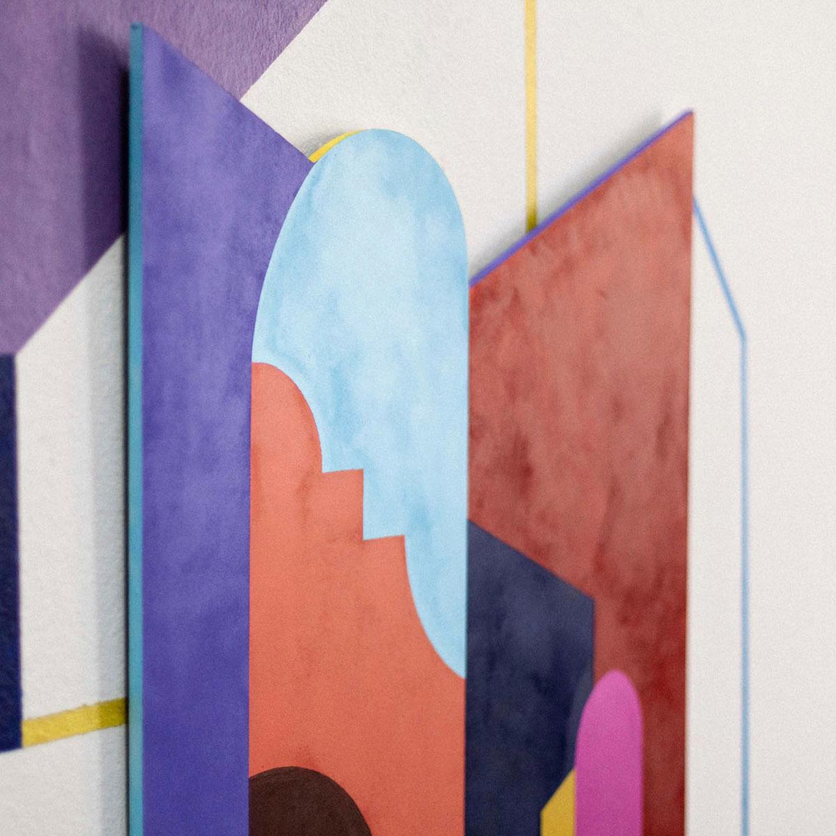 Genius Loci - Abstract, Wall Installation, Contemporary Art, Marina Esmeraldo For Sale 4