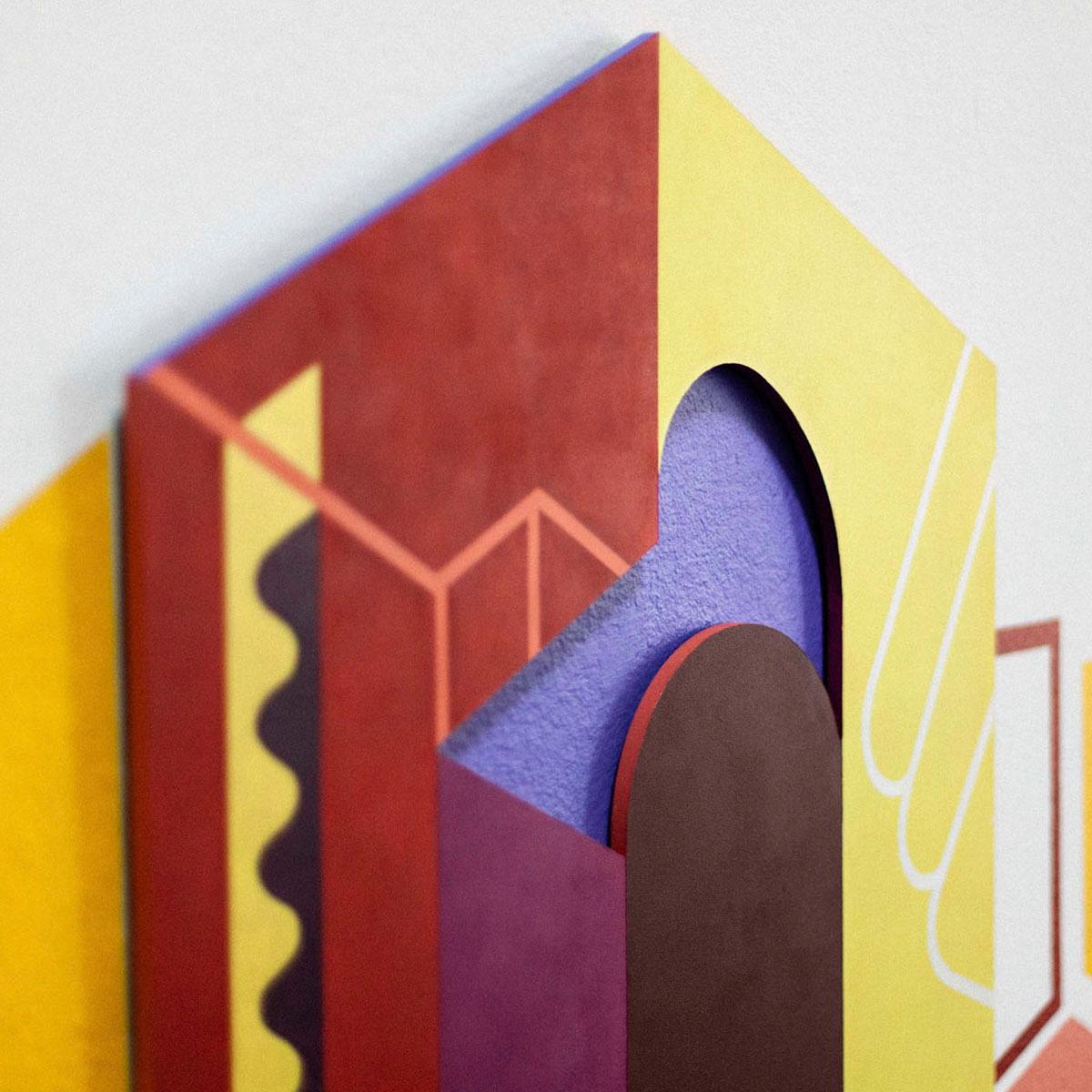 Genius Loci - Abstract, Wall Installation, Contemporary Art, Marina Esmeraldo For Sale 2