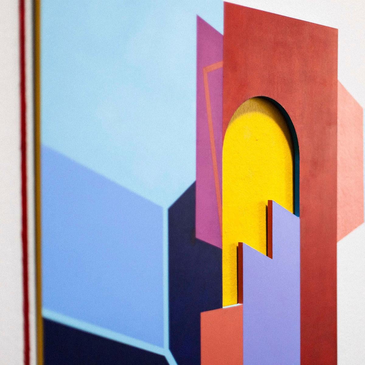Genius Loci - Abstract, Wall Installation, Contemporary Art, Marina Esmeraldo im Angebot 2